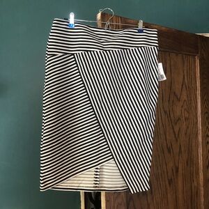 Striped Bandage Skirt